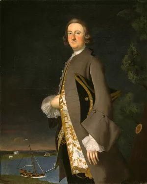 Portrait of Captain John Pigott by Joseph Blackburn Oil Painting