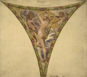 La Nuit, Nivose -Germinal by Joseph Blanc Oil Painting
