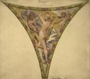 La Nuit, Nivose -Germinal by Joseph Blanc Oil Painting