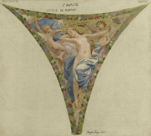 L'Aurore  by Joseph Blanc - Hand-Painted Oil Painting Reproduction