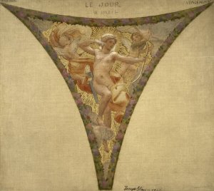 Le Jour - le Soleil ; Messidor - Vendemiaire by Joseph Blanc Oil Painting