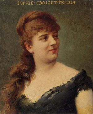 Portrait de Sophie Croizette by Joseph Blanc Oil Painting