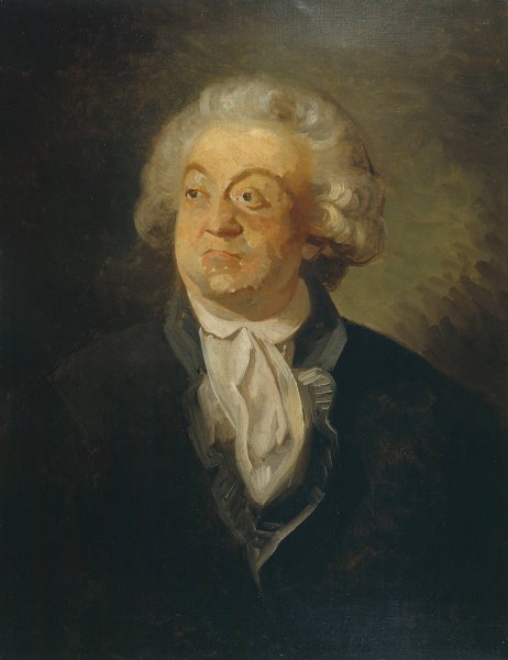 Portrait d'Honore Gabriel Riqueti, comte de Mirabeau  by Joseph Boze - Hand-Painted Oil Painting Reproduction