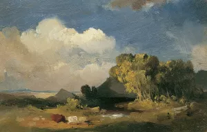Aus der Untersteiermark Oil painting by Joseph Brunner