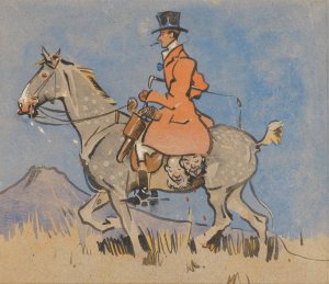 How Crawhall Pictured A Friend In The Boer War by Joseph Crawhall Oil Painting