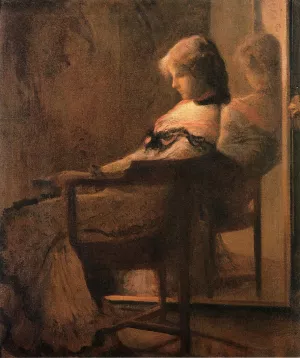 Reflections Oil painting by Joseph Decamp