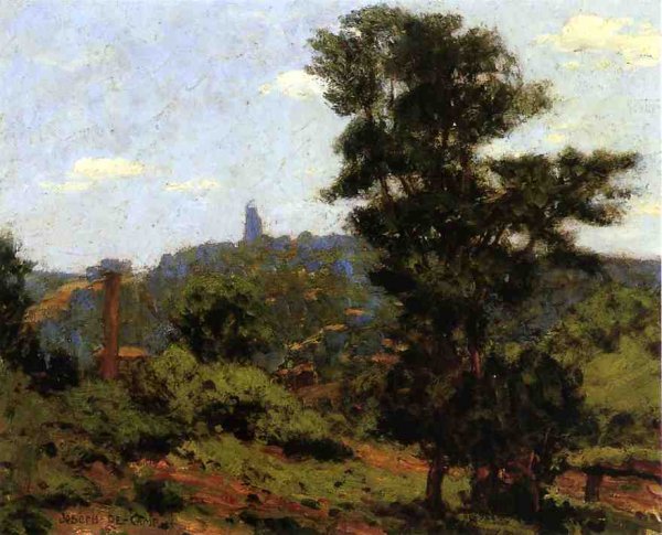 Main Product Photo of Summer in the Country Painting by Joseph Decamp