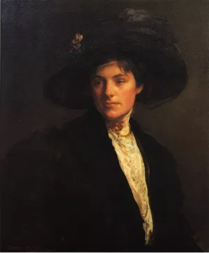 The Fur Jacket by Joseph Decamp Oil Painting