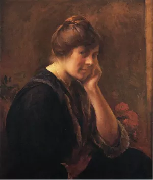 The Guitar Player Oil painting by Joseph Decamp