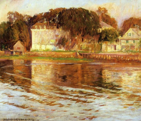 Main Product Photo of The Little Hotel Painting by Joseph Decamp