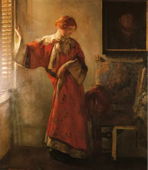 The Window Blind Oil painting by Joseph Decamp