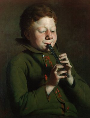 The Genius by Joseph Decker Oil Painting