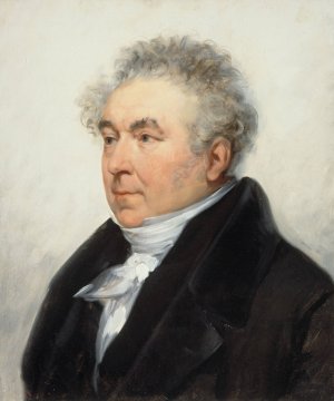 Portrait de Charles-Guillaume etienne by Joseph-Desire Court Oil Painting