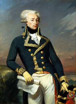 Portrait of Gilbert Motier the Marquis De La Fayette as a Lieutenant General, 1791 by Joseph-Desire Court Oil Painting