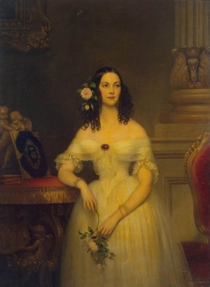 Portrait of Yekaterina Scherbatova by Joseph-Desire Court Oil Painting