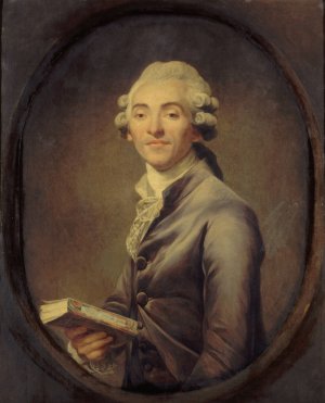 Portrait de Bernard-Germain de Lacepede by Joseph Ducreux Oil Painting
