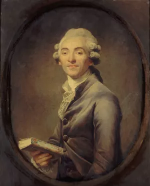 Portrait de Bernard-Germain de Lacepede by Joseph Ducreux Oil Painting