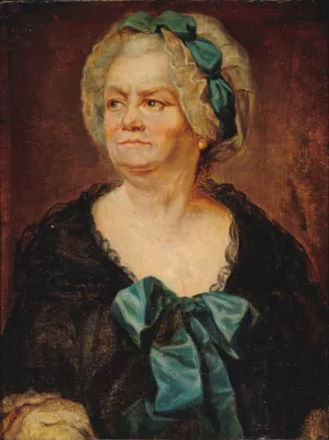 Presumed portrait of Madame Ducreux, the artist's mother by Joseph Ducreux Oil Painting