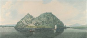 Dumbarton Rock from the South by Joseph Farington Oil Painting