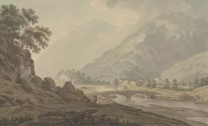 Grange of Borrodale by Joseph Farington Oil Painting