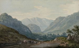 No. View on the Road from Ambleside to Keswick from 6 mile Stone by Joseph Farington Oil Painting