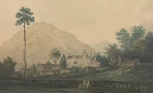 Palace of Patterdale by Joseph Farington Oil Painting