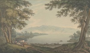 Skiddaw and Derwent water by Joseph Farington Oil Painting