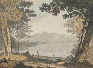 View of Skiddaw and Derwentwater by Joseph Farington Oil Painting