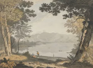 View of Skiddaw and Derwentwater by Joseph Farington Oil Painting