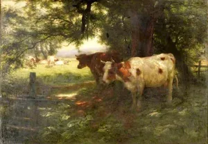 A Pastoral painting by Joseph Farquharson