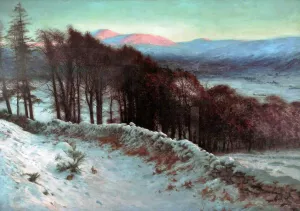 And All the Air a Solemn Silence Holds painting by Joseph Farquharson