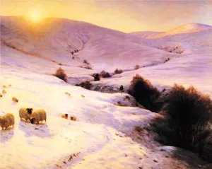 And the Sun Peeped O'er Yon Southland Hills painting by Joseph Farquharson