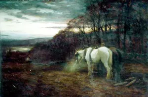 At Close of Day painting by Joseph Farquharson