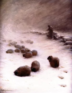 Blow, Blow, Thou Wintery Wind painting by Joseph Farquharson