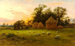 Evening by Joseph Farquharson Oil Painting