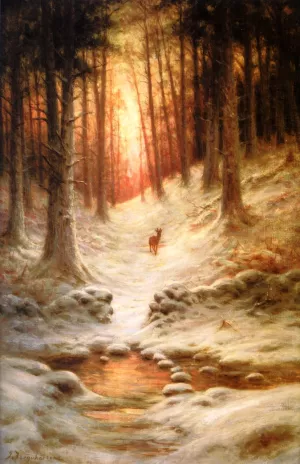 In Deep Mid Winter painting by Joseph Farquharson