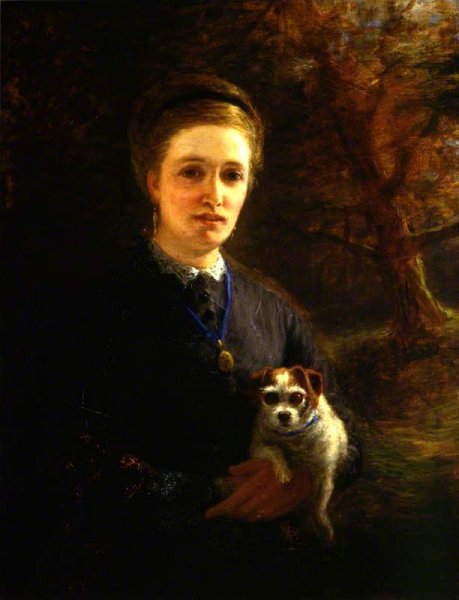 Main Product Photo of Mrs Farquharson of Finzean (also known as The artist's stepmother) Painting by Joseph Farquharson