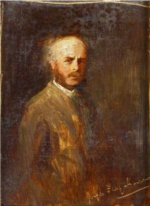Painter George Paul Chalmers by Joseph Farquharson Oil Painting
