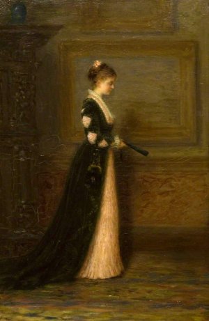 Portrait of a Lady by Joseph Farquharson Oil Painting