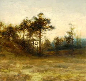 Scots Pines, Sunset painting by Joseph Farquharson