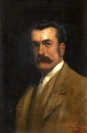 Self Portrait painting by Joseph Farquharson