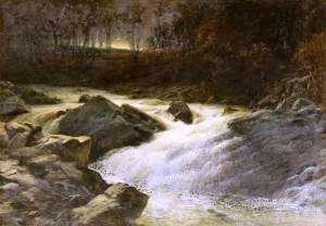 The Feugh by Joseph Farquharson - Oil Painting Reproduction