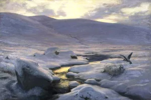 The Weary Waste of Snow by Joseph Farquharson Oil Painting