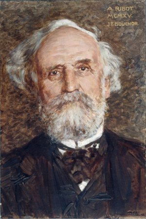 Portrait d'Albert Ribot by Joseph Felix Bouchor Oil Painting