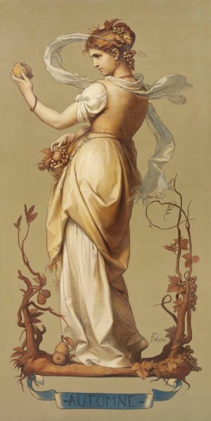 Les Quatres Saisons by Joseph Felon Oil Painting