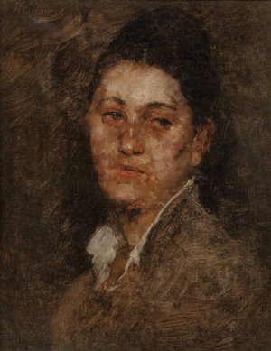 Portrait of a Woman by Joseph Frank Currier Oil Painting