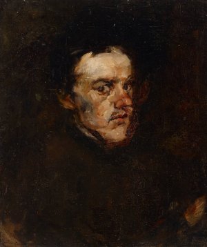 Portrait Sketch by Joseph Frank Currier Oil Painting