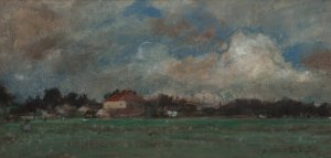 Stormy Sky by Joseph Frank Currier Oil Painting