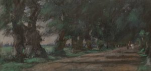 The Shaded Lane by Joseph Frank Currier Oil Painting