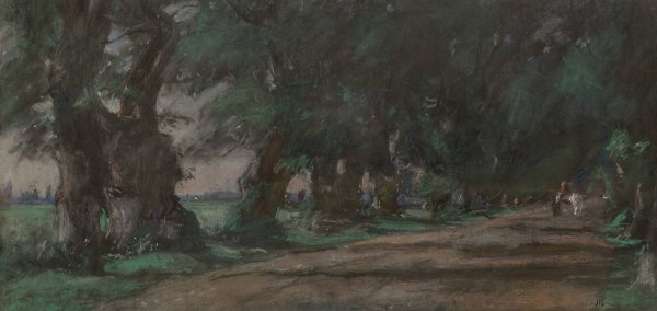 Main Product Photo of The Shaded Lane Painting by Joseph Frank Currier